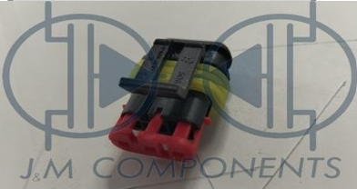 CONECTOR 3 VIAS MACHO CALAVERA